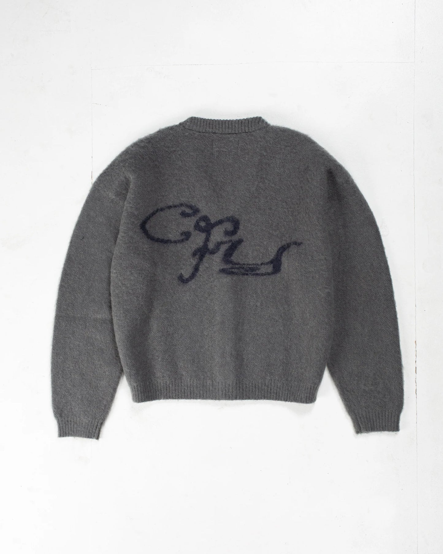 CANDICE - CFY Mohair Cardigan, Grey