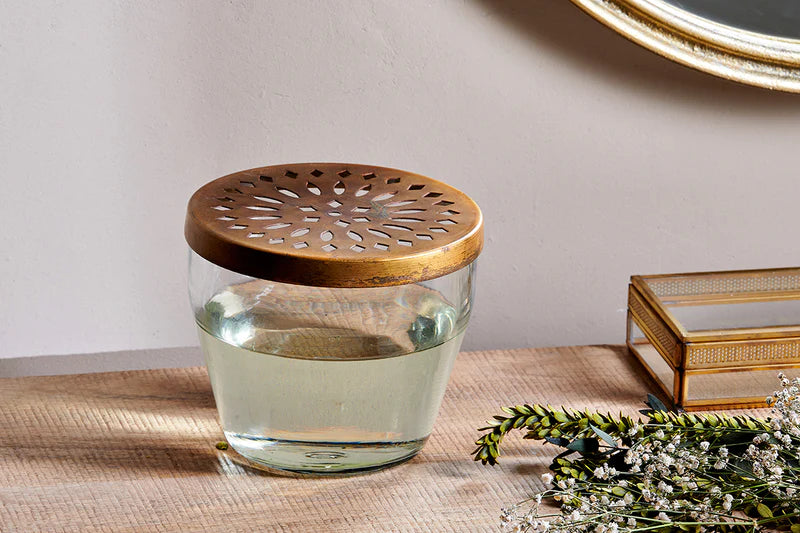 Nkuku Ramla Vase with Lid