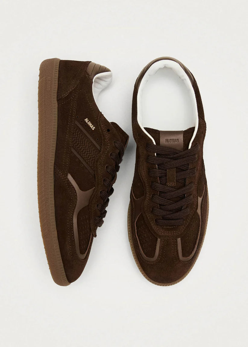 Alohas - Tb.490 Rife Chocolate Brown Leather Sneakers