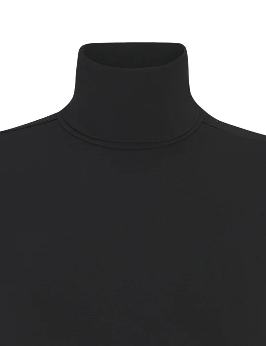 Esmé Studios - Penelope Rollneck Long Sleeve Top, Black