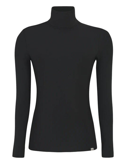 Esmé Studios - Penelope Rollneck Long Sleeve Top, Black