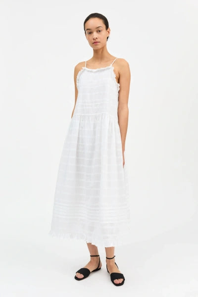 Skall Studio - Fiore Strap Dress, Optic White
