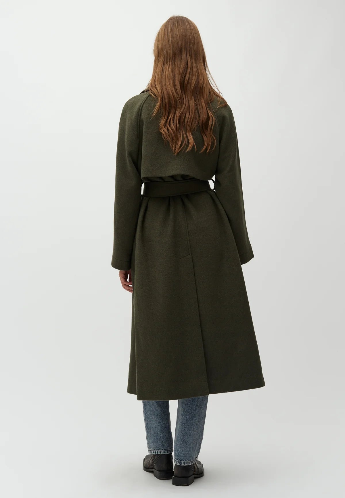MbyM - Odonna Coat, Dusty Olive Melange
