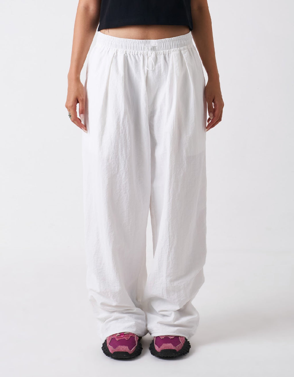 CANDICE - Air Nylon Pant, Bone