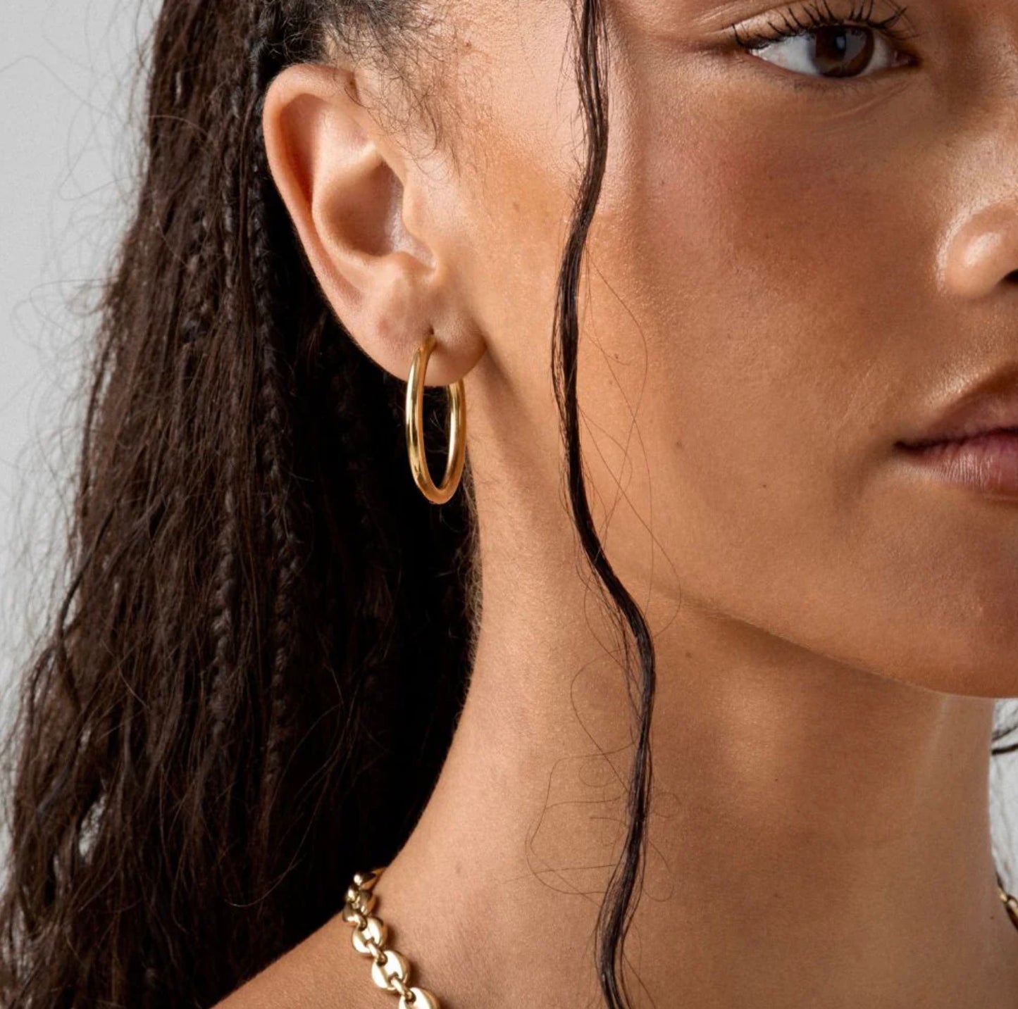 By Rae - The Tate Hoops, Gold