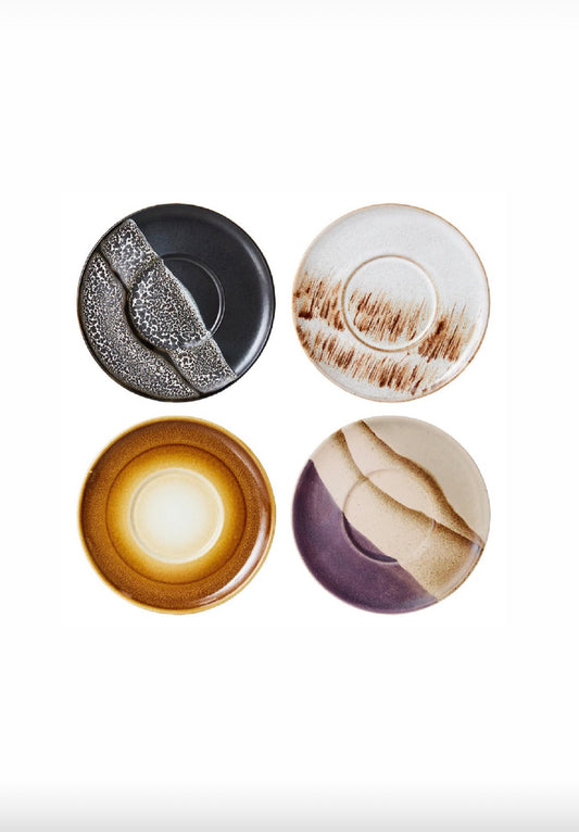 HKLIVING - 70's Ceramics: Saucer, Big Sur