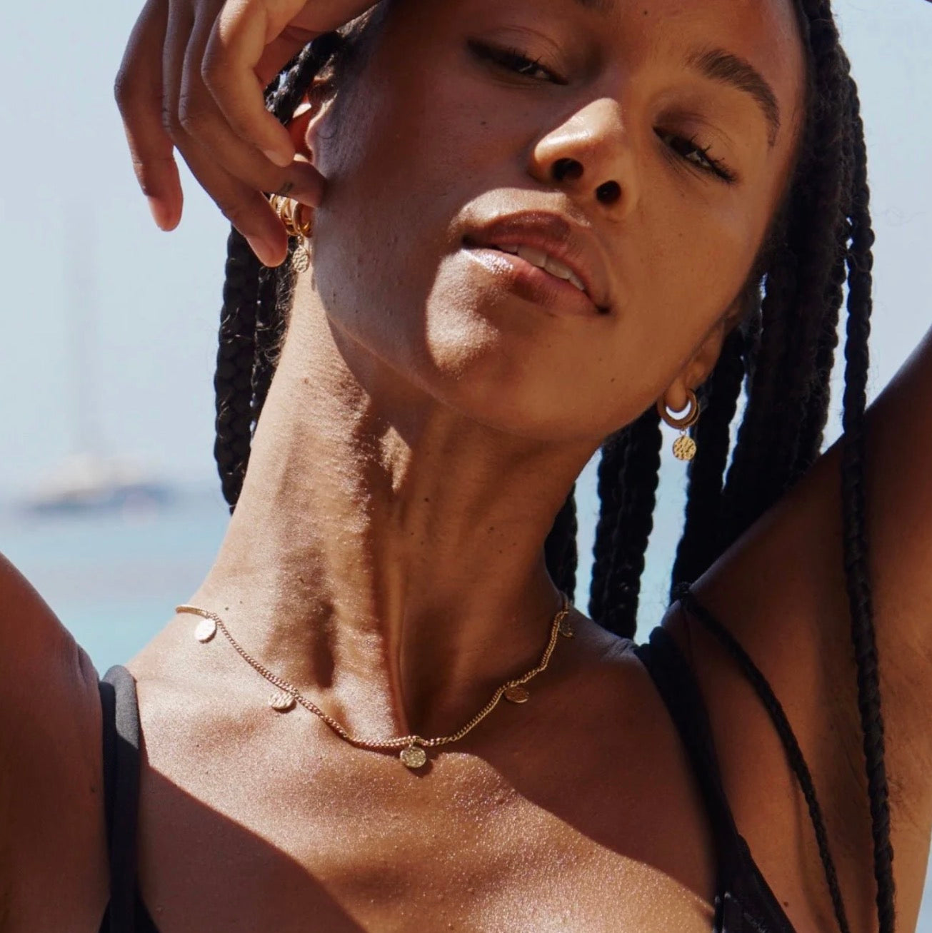 By Rae - The Ripple Necklace, Gold