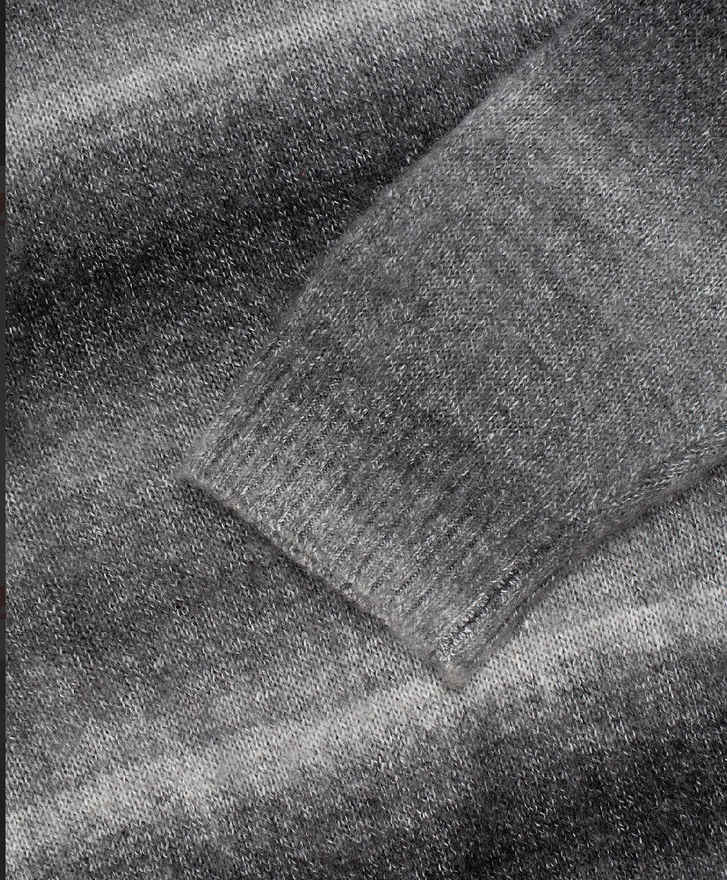CANDICE - Ombre Knit Sweater, Grey