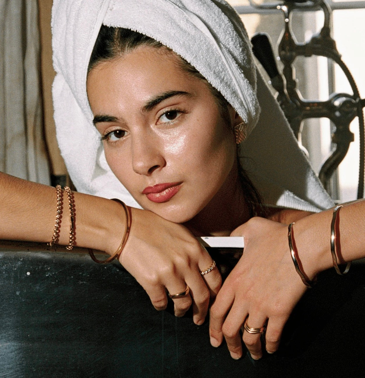 By Rae - The Tennis Ring, Gold