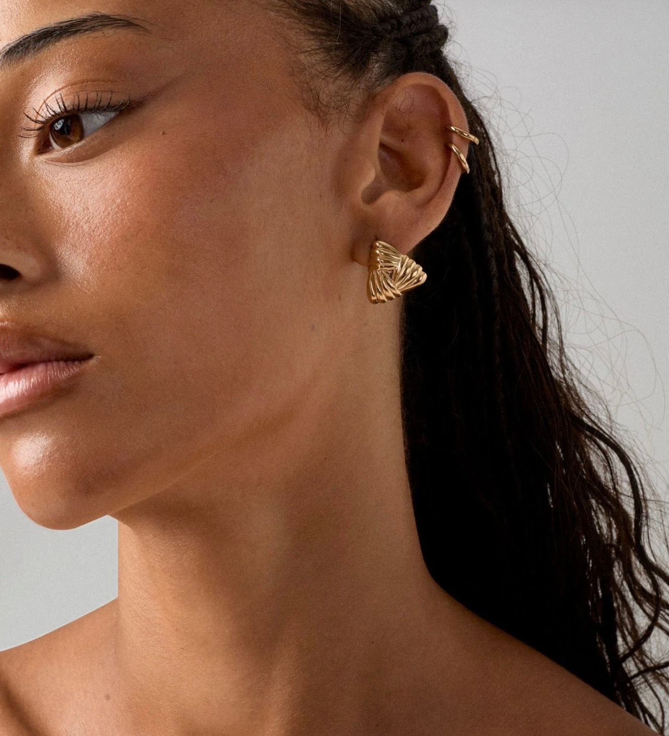 By Rae - The Paloma Studs, Gold