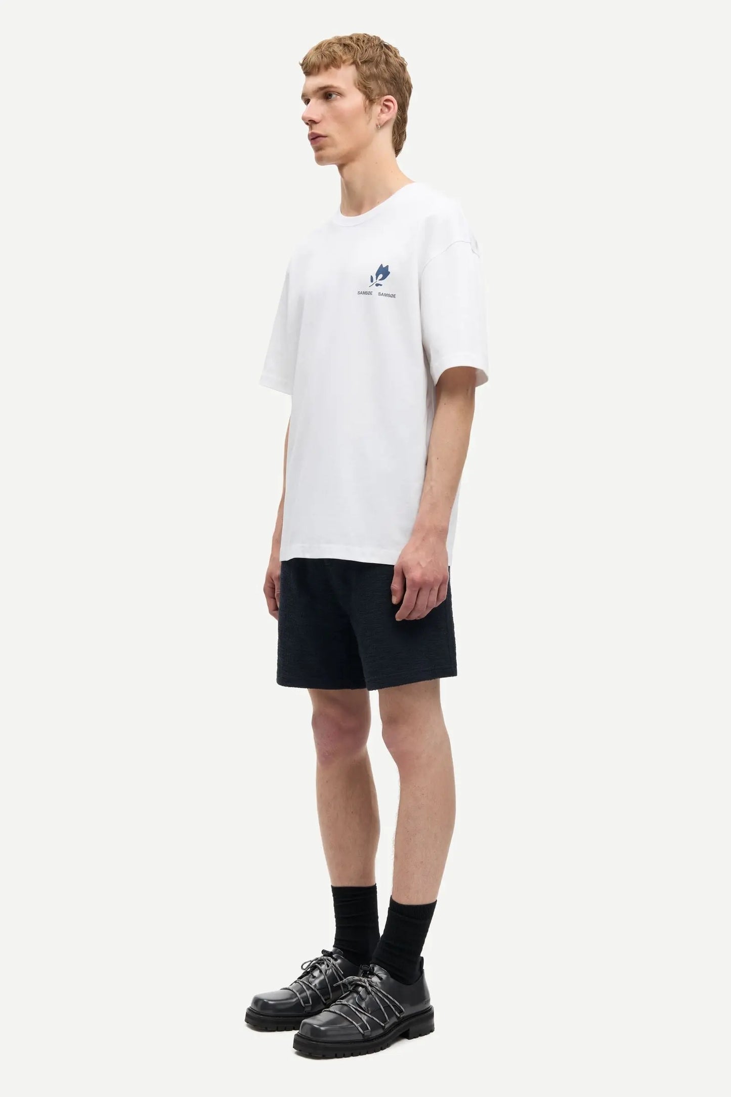 Samsøe Samsøe - Sacohen T-Shirt, Blue Stamp