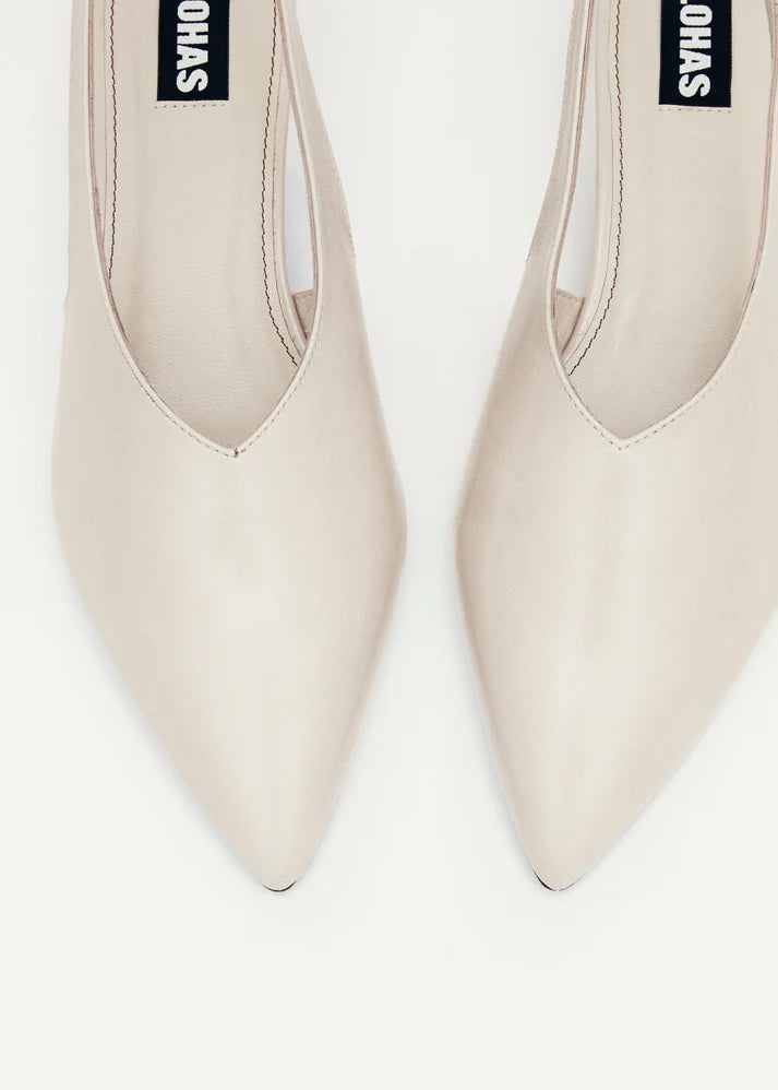 Alohas - Eros Cream Leather Pumps