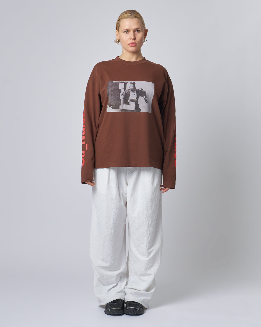 Candice - Winchester Long Sleeve Tee, Brown