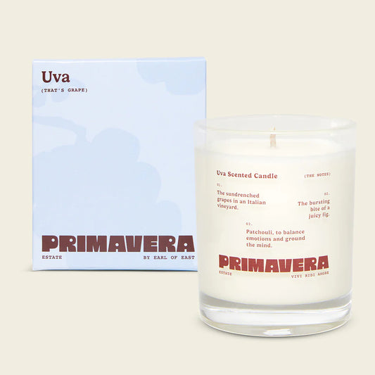 Earl of East - Primavera Estate Soy Wax Candle, Uva