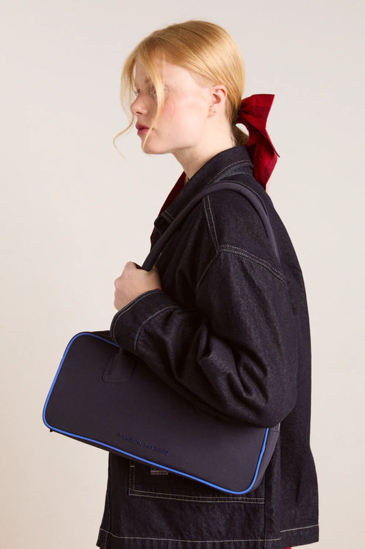 Damson Madder - Lenny Large Bowler, Navy