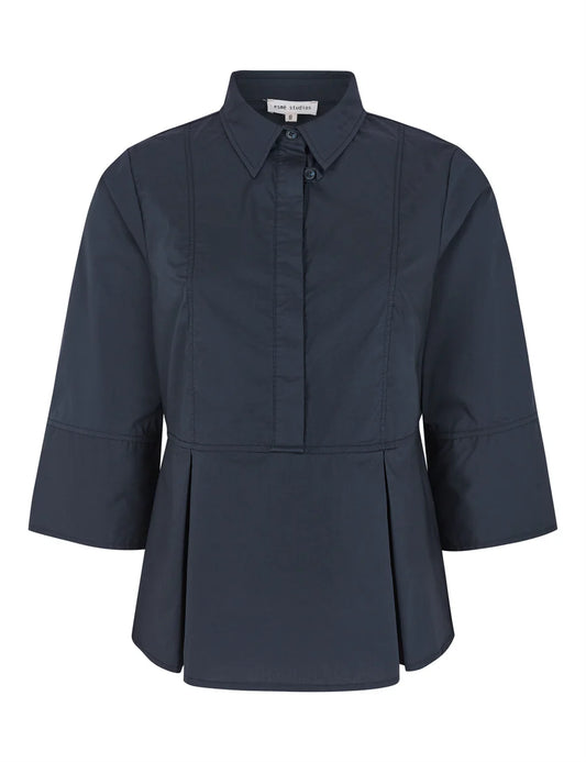 Esmé Studios - Rimmi Blouse, Blue Nights