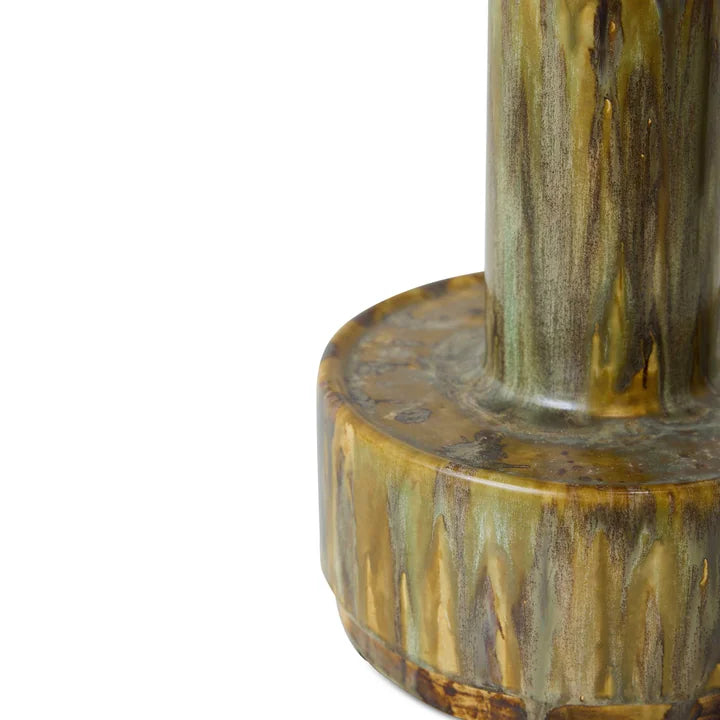 HKLIVING - Ceramic Lamp Base, Reactive Green