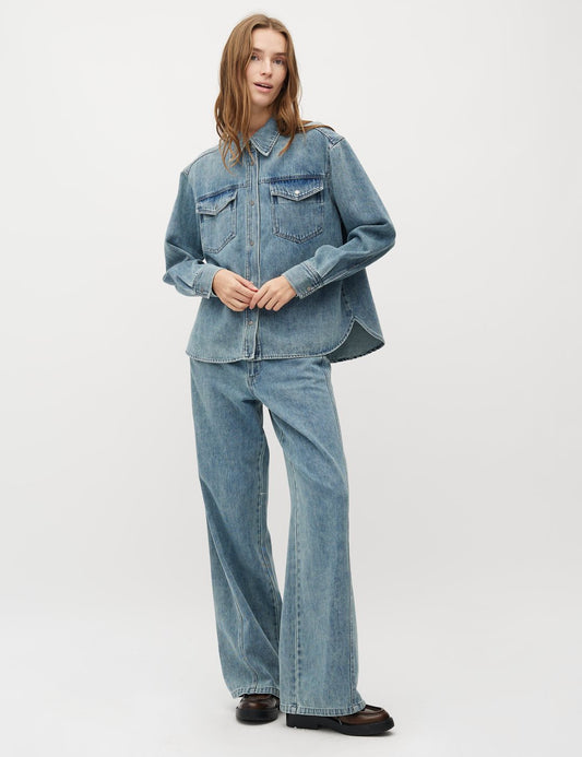 MbyM - Katyn Pant, Blue Soft Wash