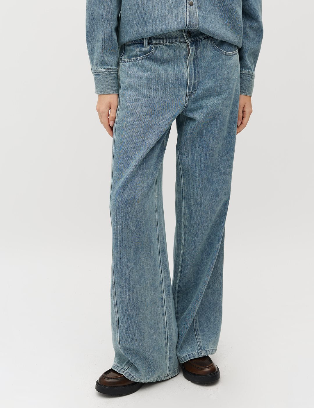 MbyM - Katyn Pant, Blue Soft Wash