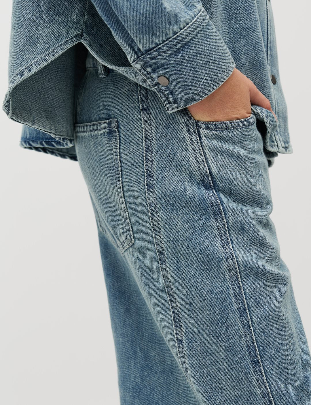 MbyM - Katyn Pant, Blue Soft Wash