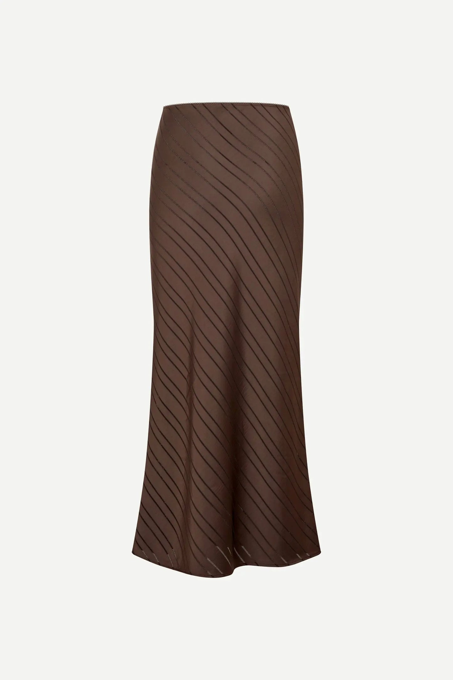 Samsøe Samsøe - Saagneta Long Skirt, Mulch