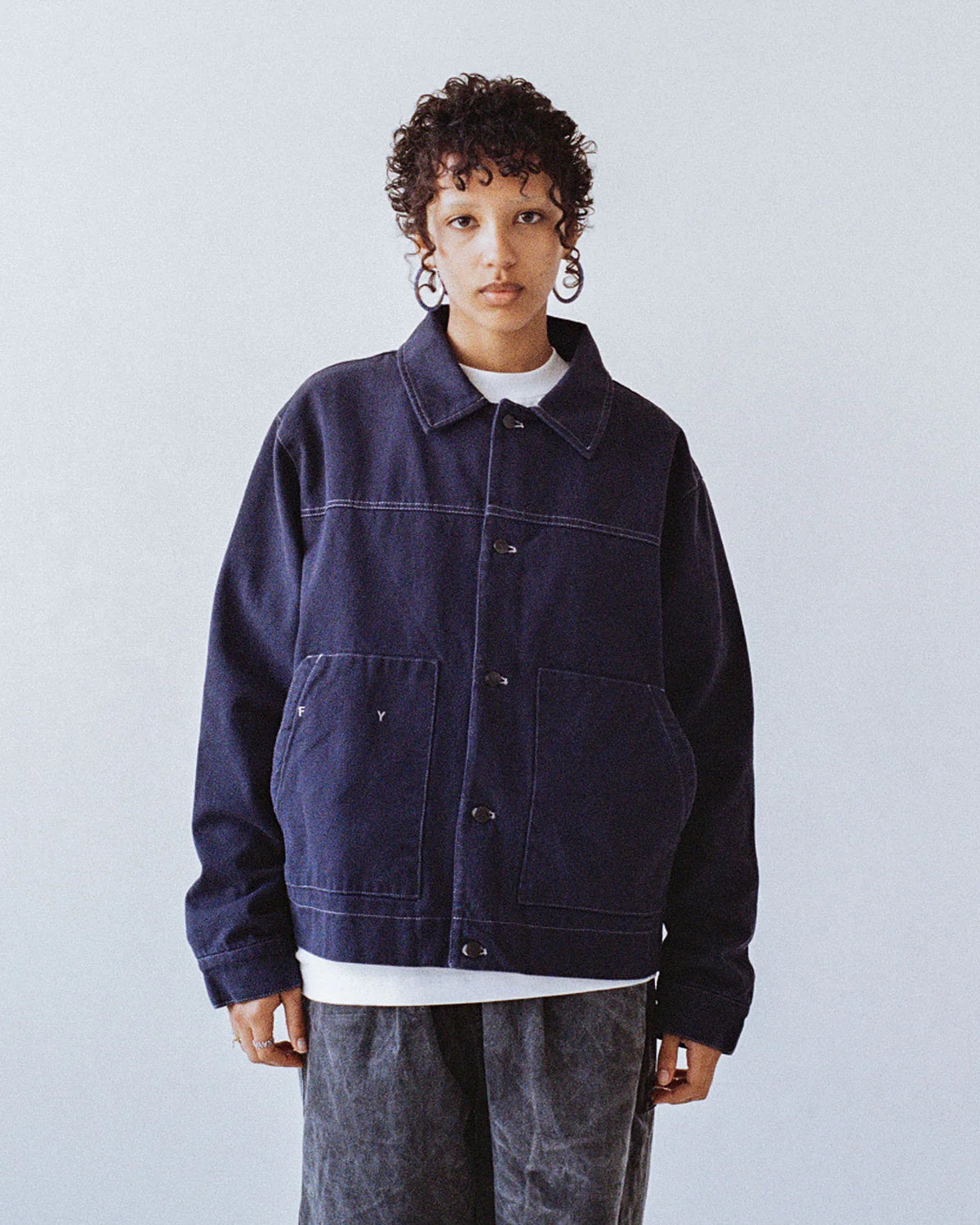 CANDICE - Prospect Workers Jacket, Navy