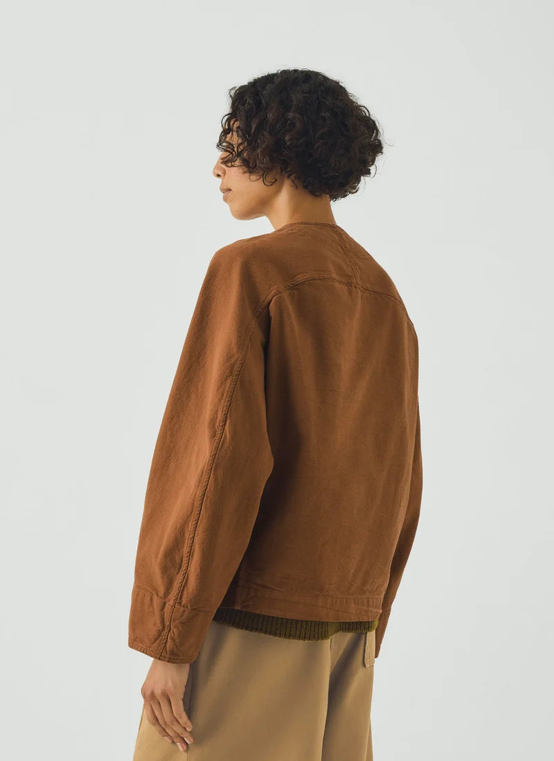 TOAST - Sculpted Brushed Cotton Canvas Jacket, Brown Anice