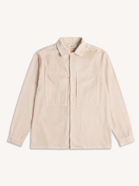 Kestin - Durno Overshirt, Ecru 5W Corduroy