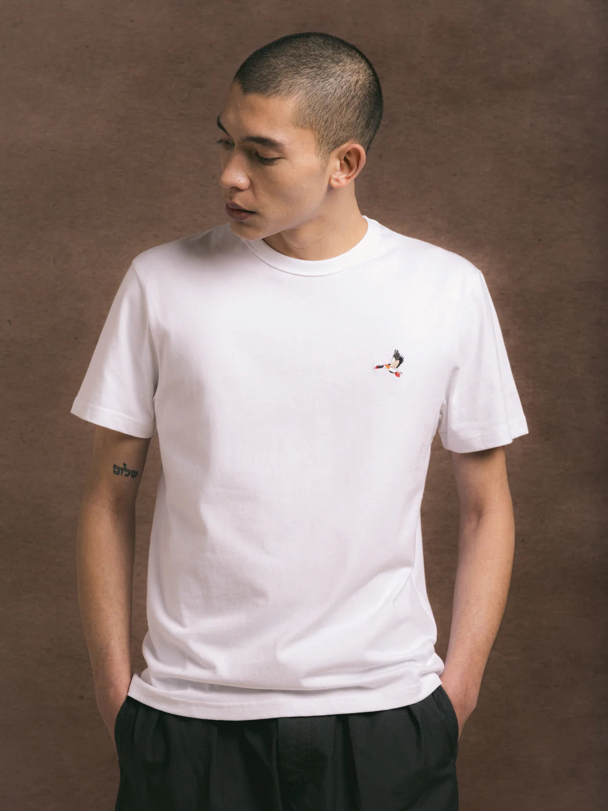 Kestin - Cargill Tee, White Cotton
