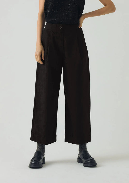 TOAST - Cotton Wool Herringbone Pleat Front Trouser