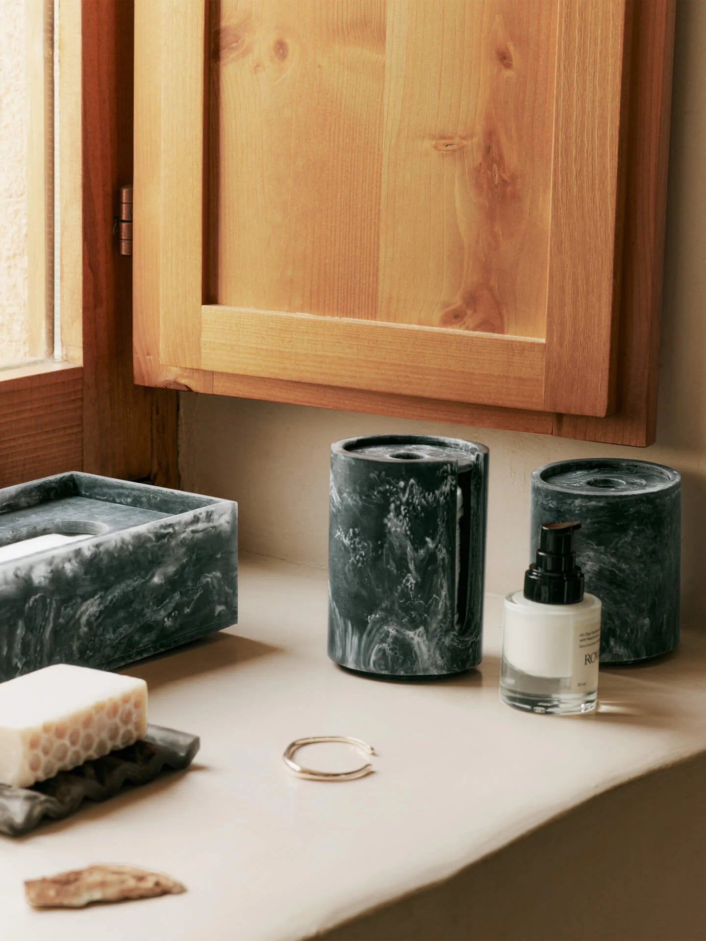 Ferm Living Mist Tissue Box - Charcoal