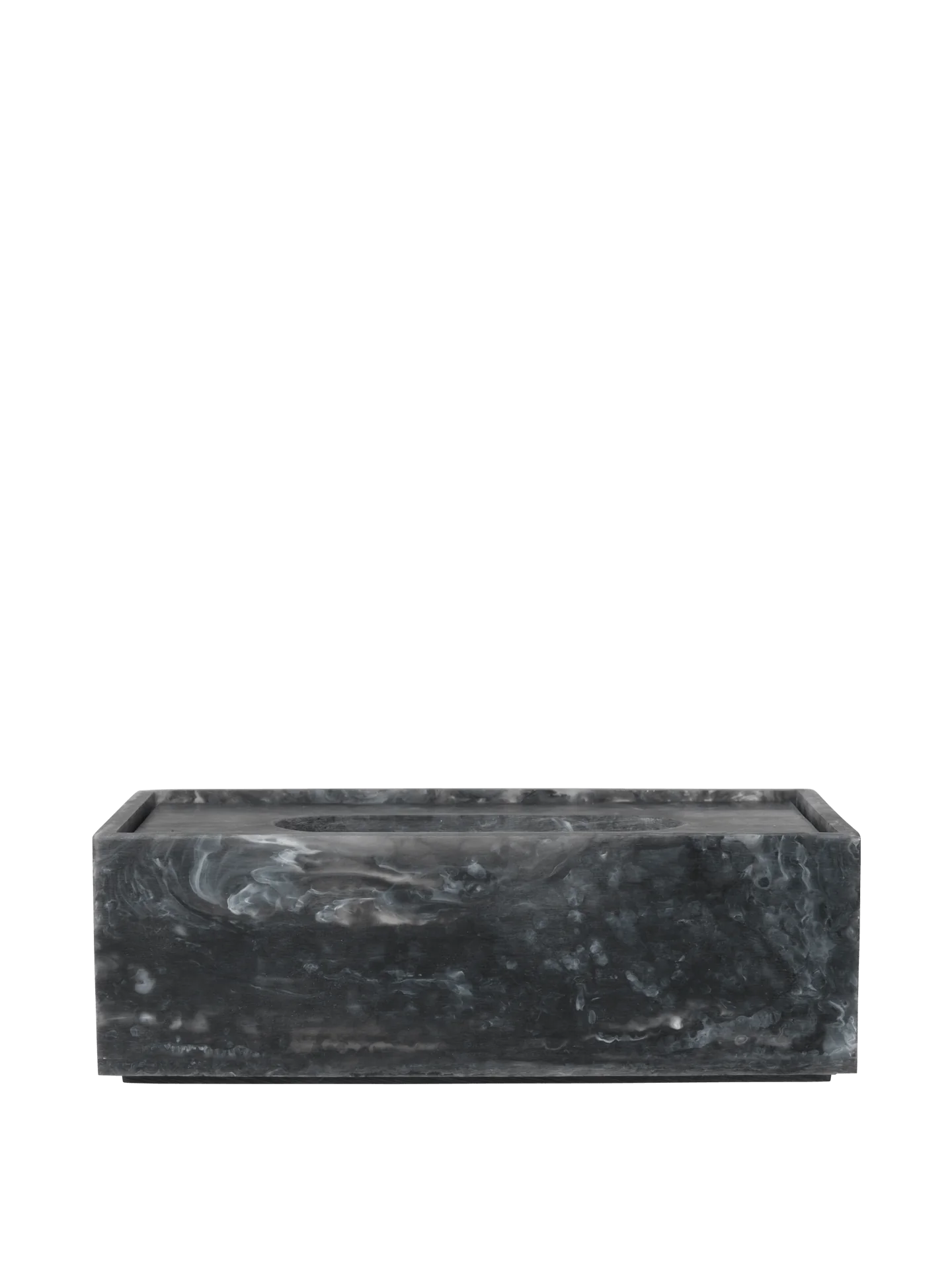 Ferm Living Mist Tissue Box - Charcoal