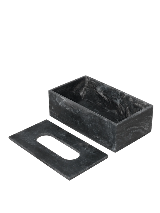 Ferm Living Mist Tissue Box - Charcoal
