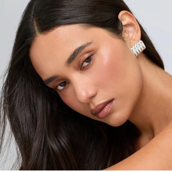 Heaven Mayhem - Clemmie Earrings Maxi, Silver