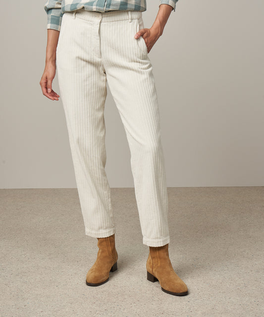 Hartford Perfect Corduroy Trousers - Stone