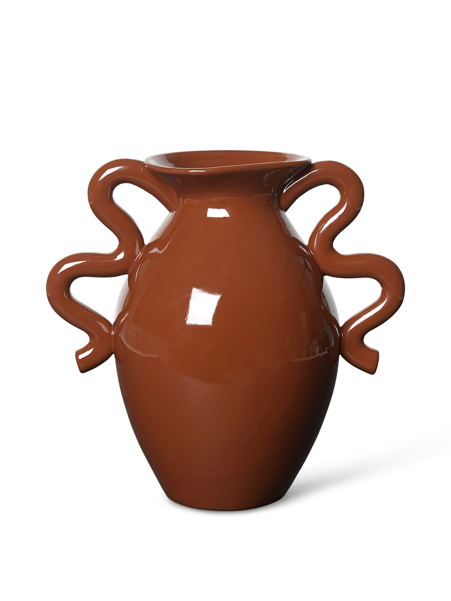 Ferm Living Verso Table Vase - Terracotta