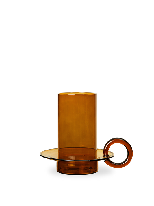 Ferm Living Luce Candle Holder - Amber