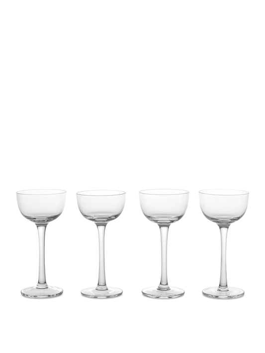 Ferm Living Host Liqueur Glasses Clear - Set of 4