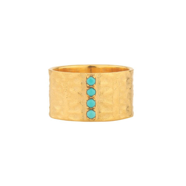 Gem Bazaar Buttoned Up Ring