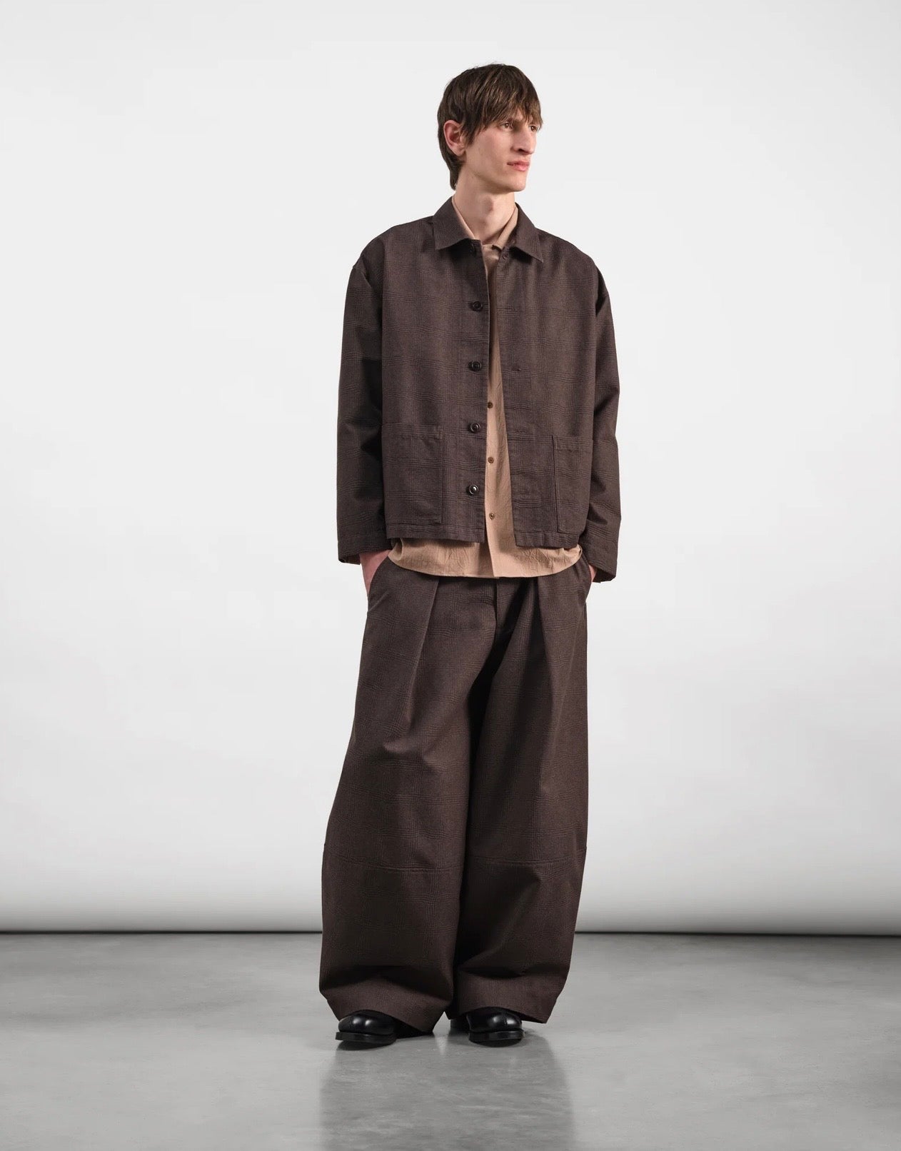 YMC - PJ Overshirt, Brown