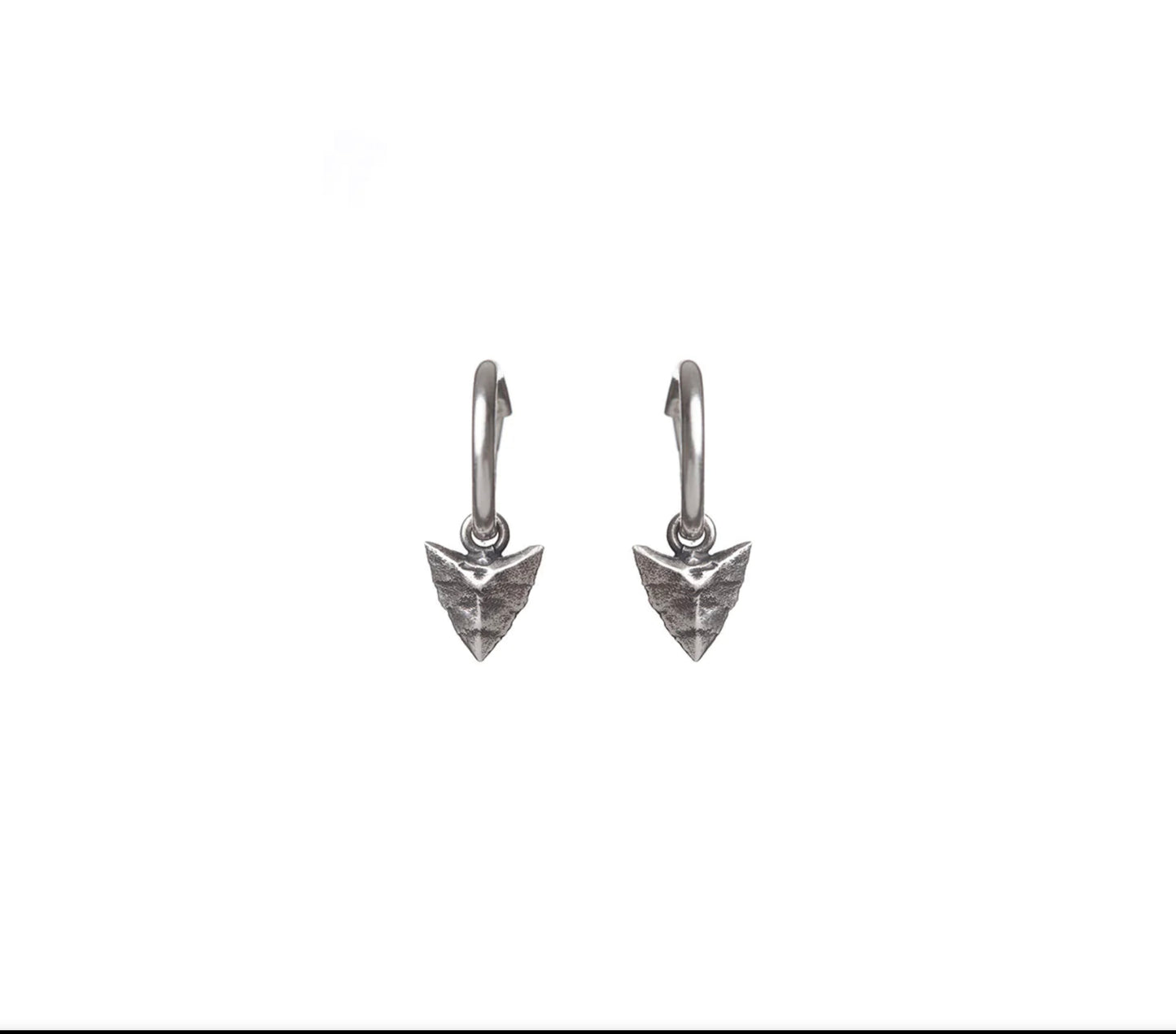 Rachel Entwistle Modern primitive Mini Hoops - Silver
