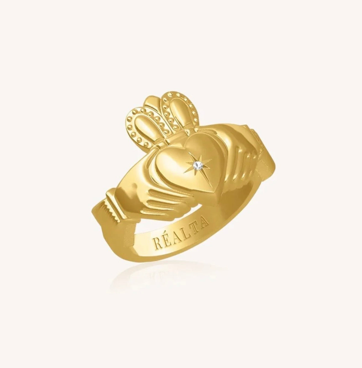Réalta - New Age Claddagh Ring