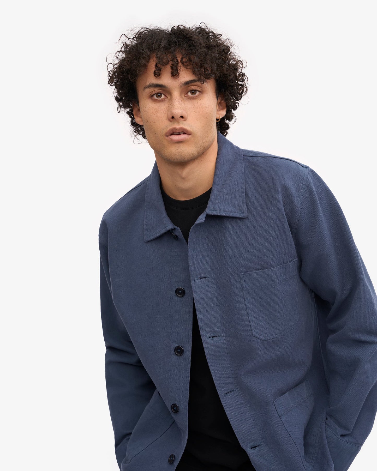 Colourful Standard - Organic Workwear Jacket, Petrol Blue