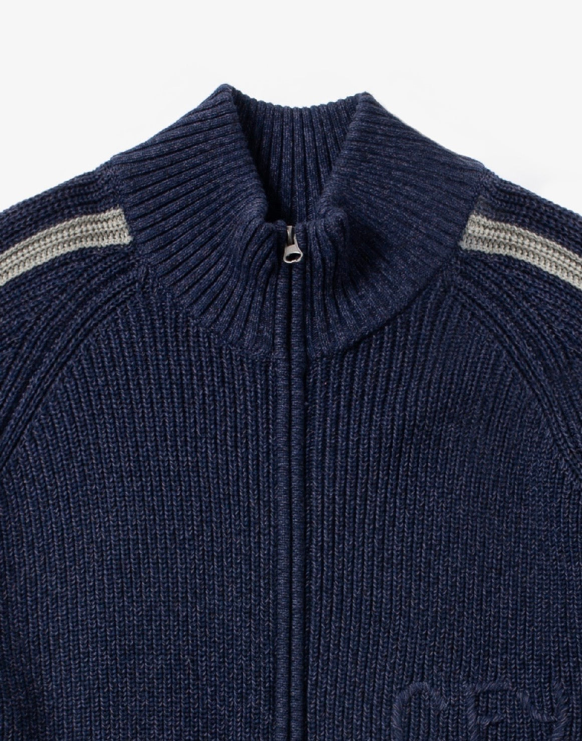 Candice - Wolfe Zip Knit, Navy