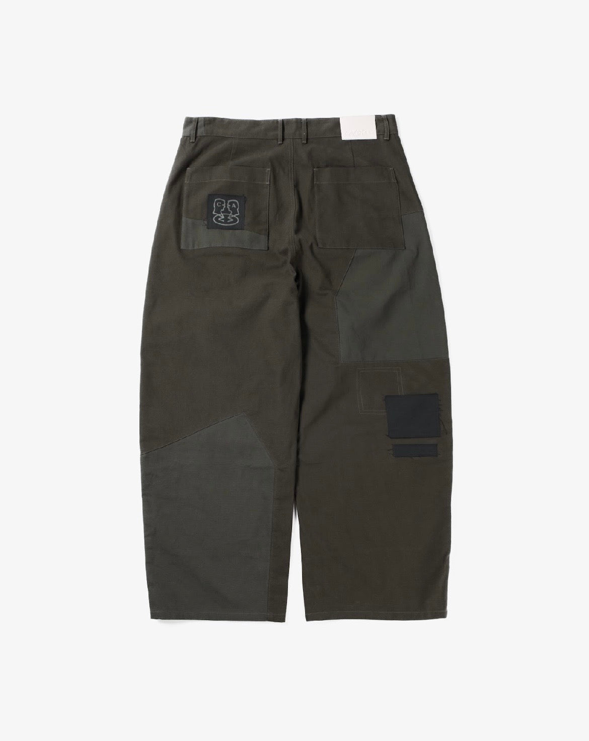 Candice - Panel Pants, Moss
