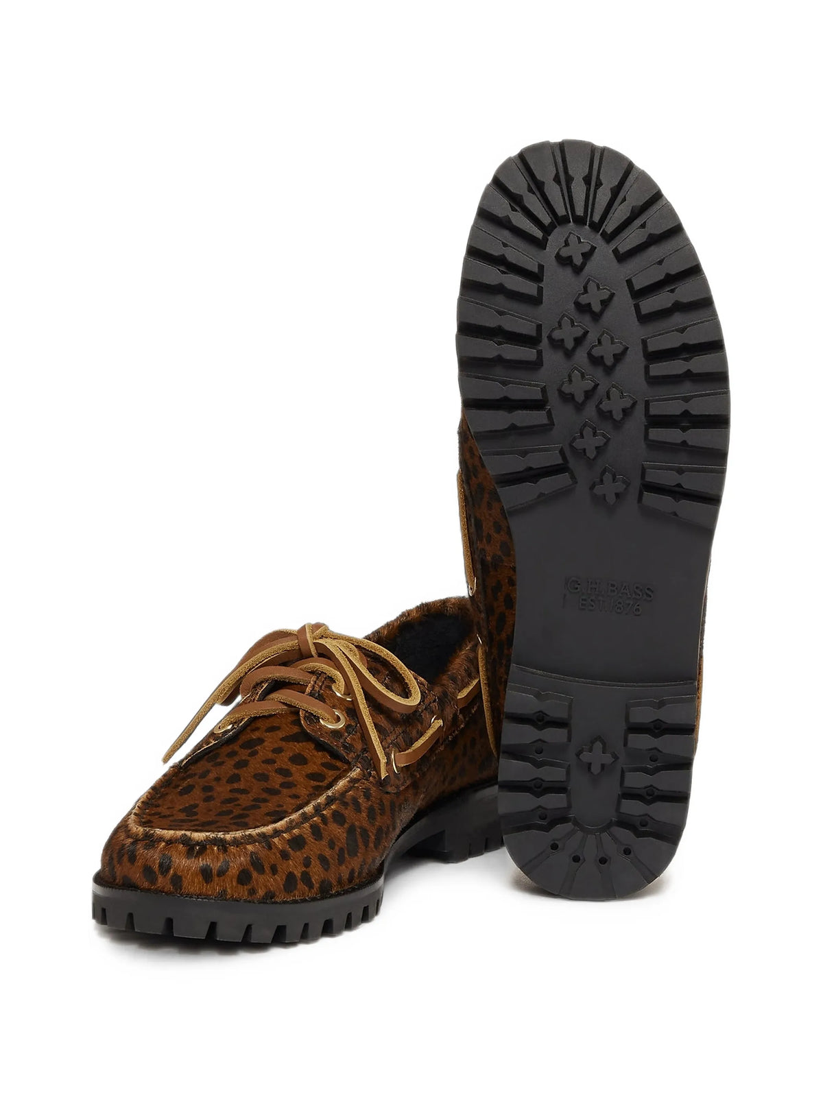 GH Bass - Mallorie 3 Eye Exotic, Dark Tan Hide