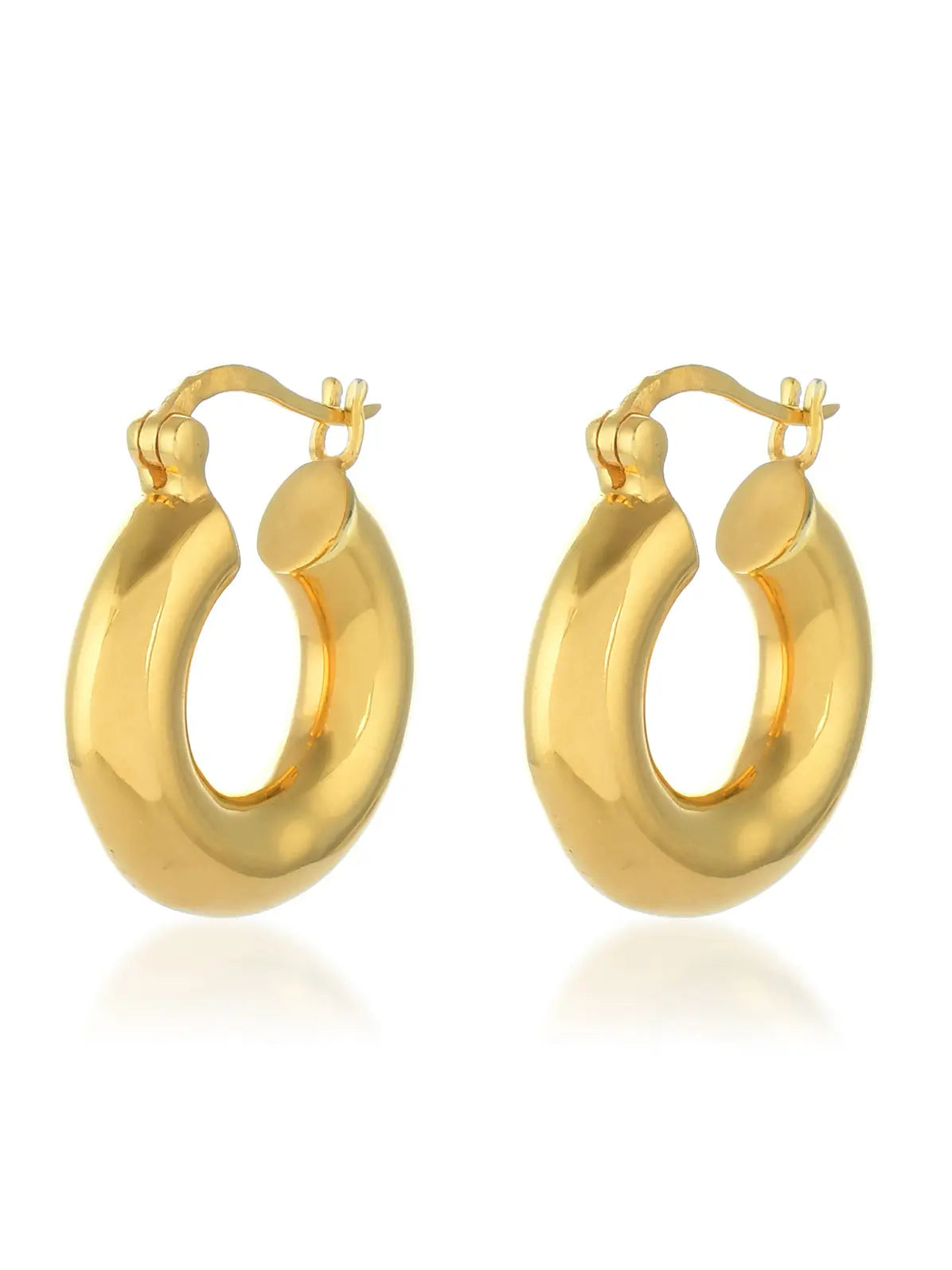 Shyla - Monica Smooth Earrings - Gold