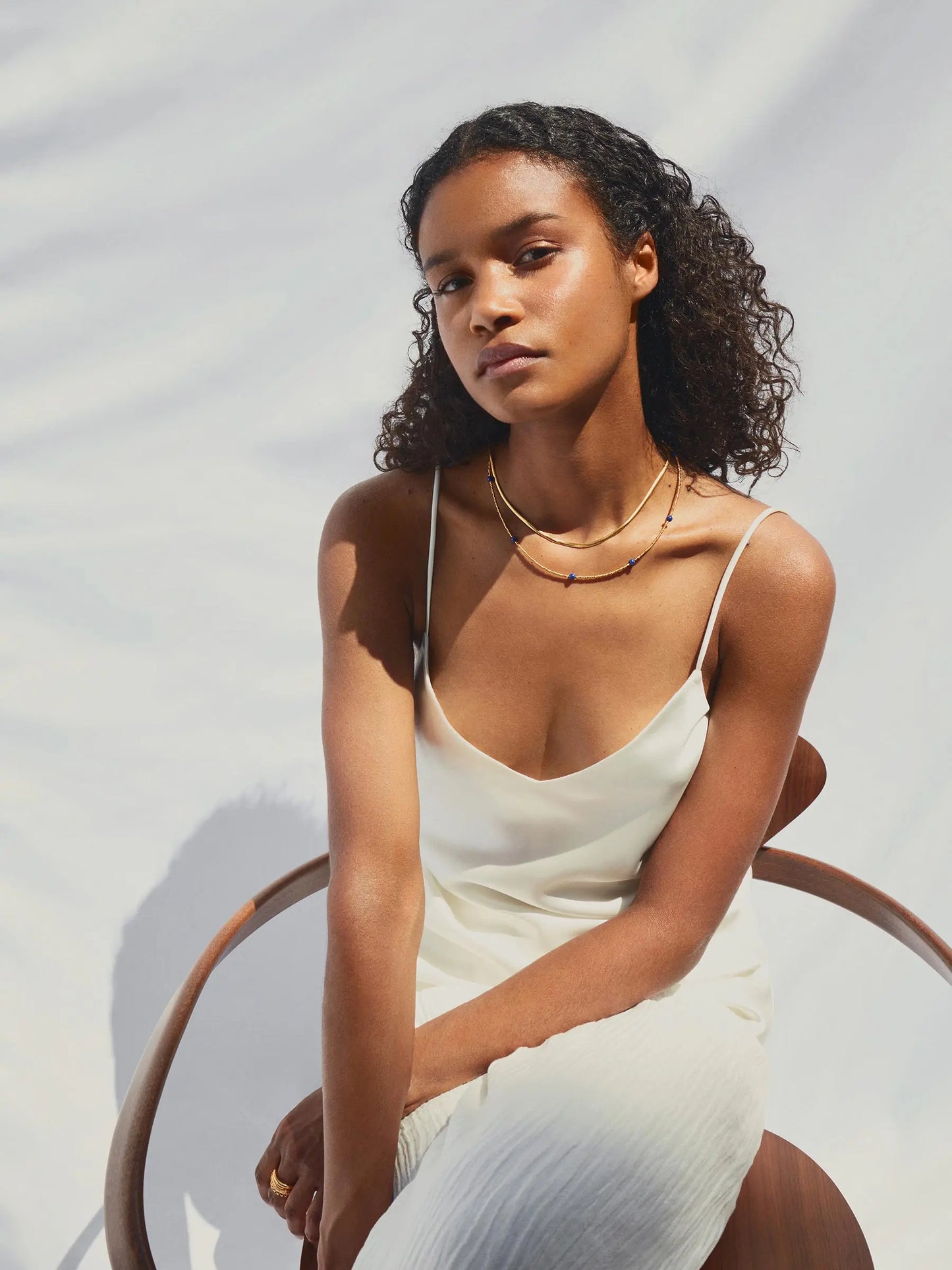 Shyla - Slim Snake Necklace - Gold