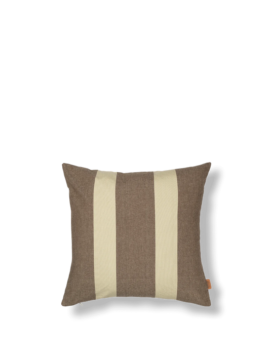 Ferm Living Strand Outdoor Cushion - Carob Brown/Parchment