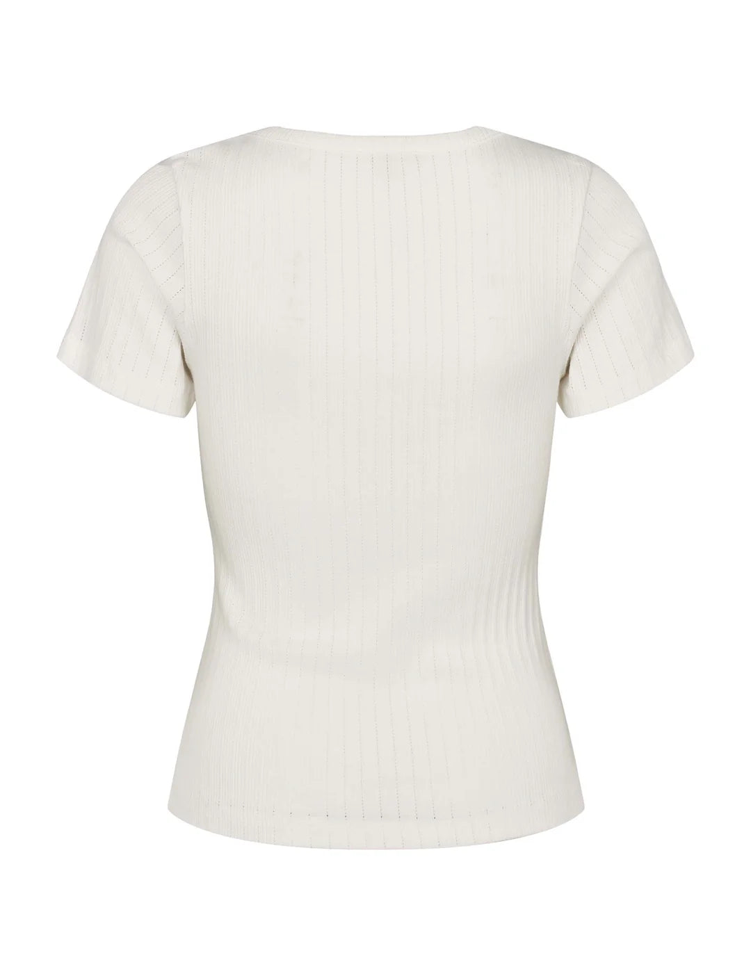 Esmé Studios - Ella Wide O-Neck Top - Snow White